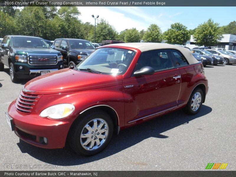 Inferno Red Crystal Pearl / Pastel Pebble Beige 2006 Chrysler PT Cruiser Touring Convertible