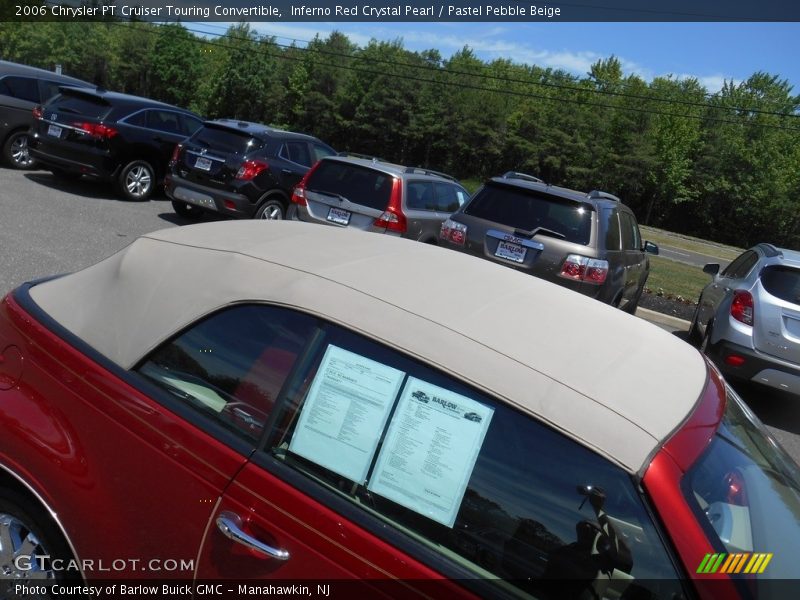 Inferno Red Crystal Pearl / Pastel Pebble Beige 2006 Chrysler PT Cruiser Touring Convertible