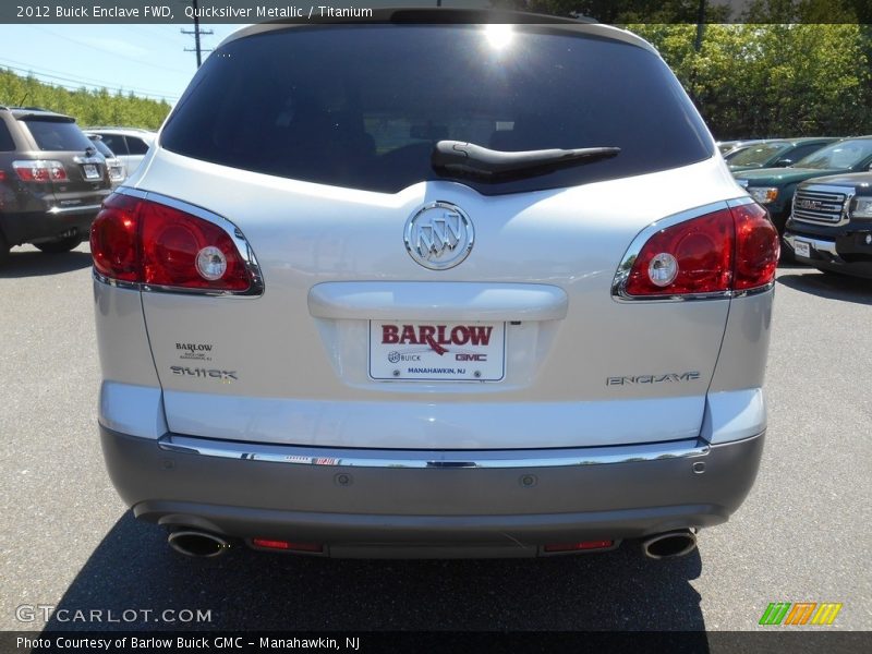 Quicksilver Metallic / Titanium 2012 Buick Enclave FWD