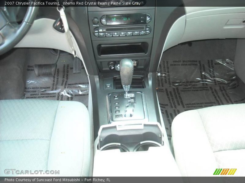 Inferno Red Crystal Pearl / Pastel Slate Gray 2007 Chrysler Pacifica Touring