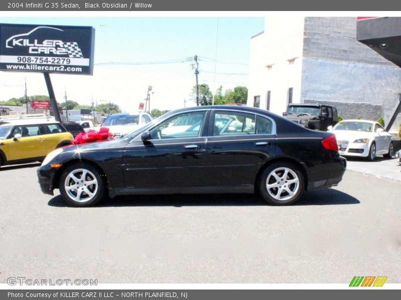 Black Obsidian / Willow 2004 Infiniti G 35 Sedan