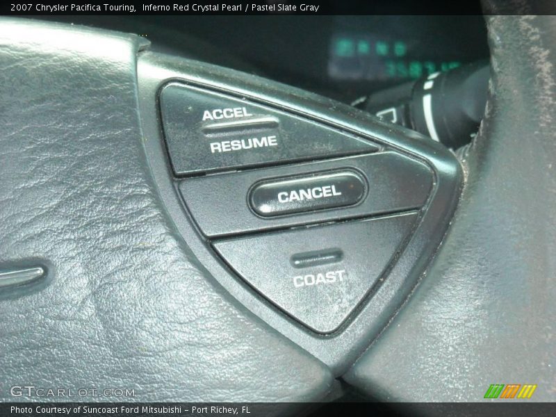 Inferno Red Crystal Pearl / Pastel Slate Gray 2007 Chrysler Pacifica Touring