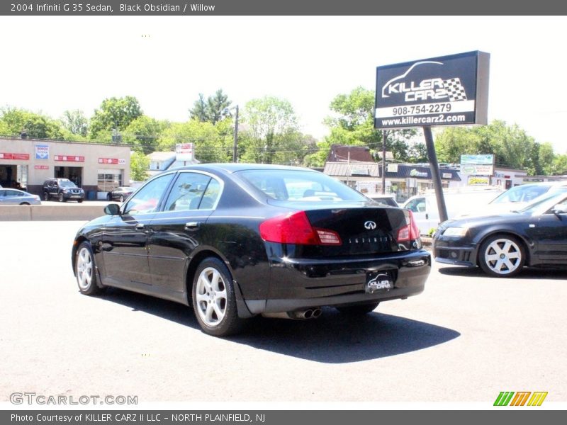 Black Obsidian / Willow 2004 Infiniti G 35 Sedan