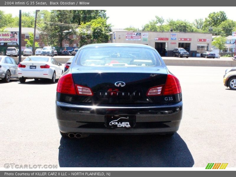 Black Obsidian / Willow 2004 Infiniti G 35 Sedan