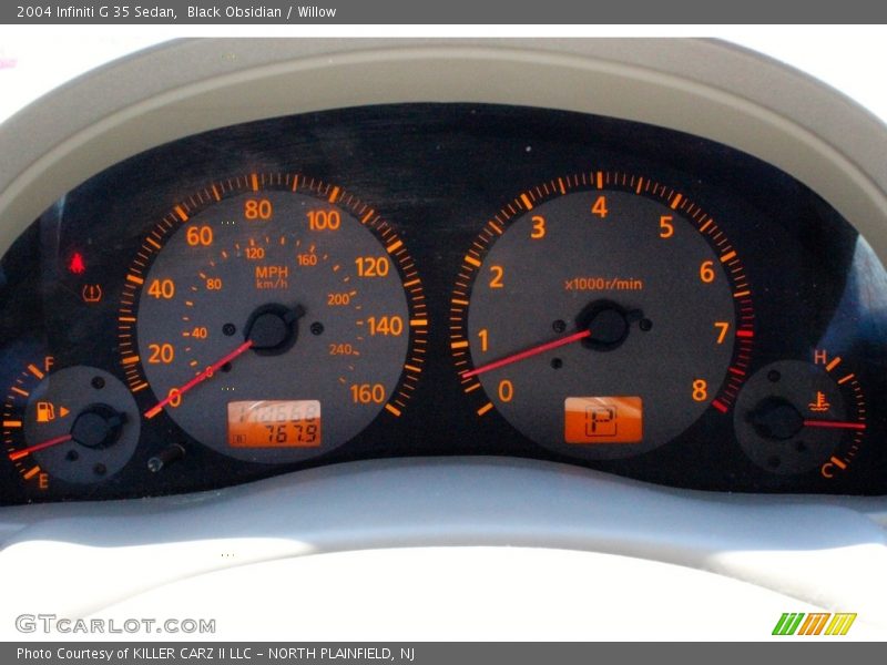 Black Obsidian / Willow 2004 Infiniti G 35 Sedan