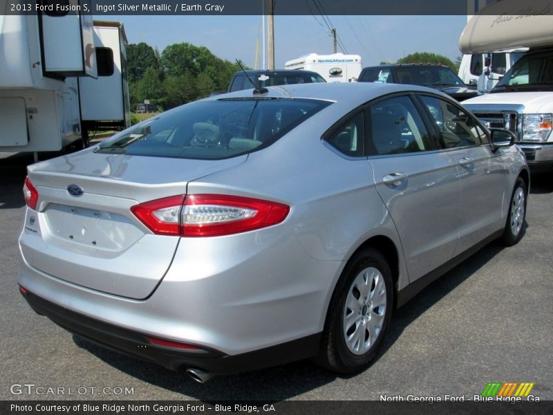 Ingot Silver Metallic / Earth Gray 2013 Ford Fusion S
