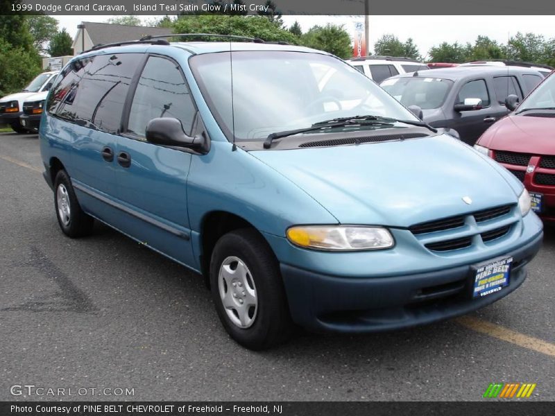 Island Teal Satin Glow / Mist Gray 1999 Dodge Grand Caravan