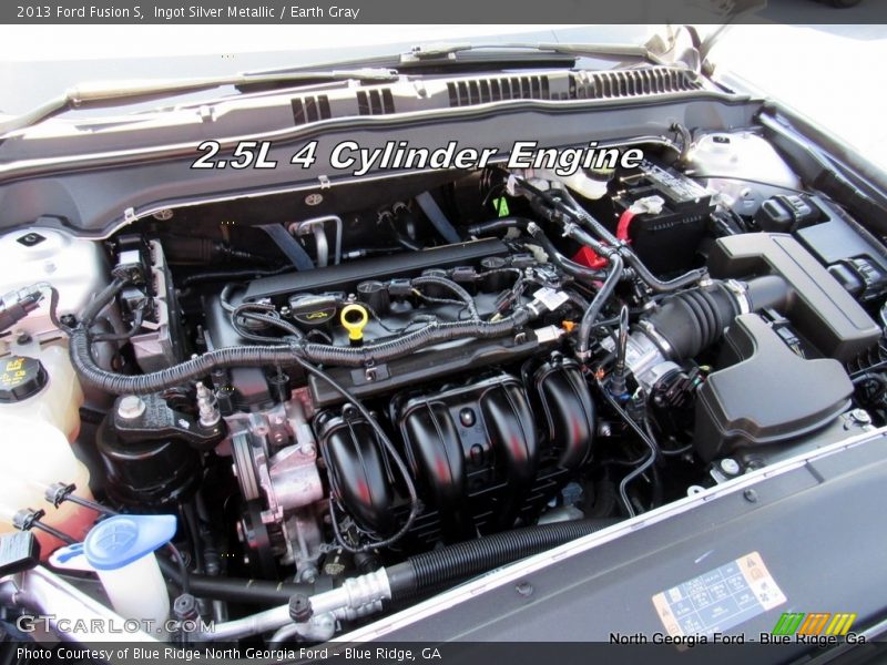 Ingot Silver Metallic / Earth Gray 2013 Ford Fusion S