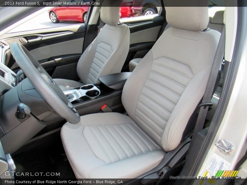 Ingot Silver Metallic / Earth Gray 2013 Ford Fusion S