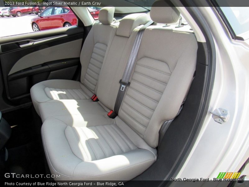 Ingot Silver Metallic / Earth Gray 2013 Ford Fusion S