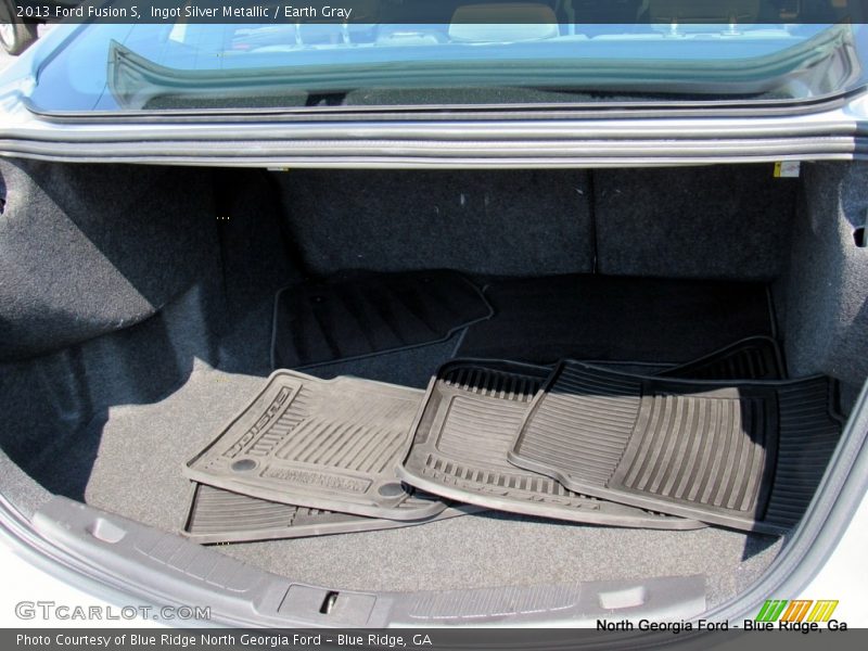 Ingot Silver Metallic / Earth Gray 2013 Ford Fusion S