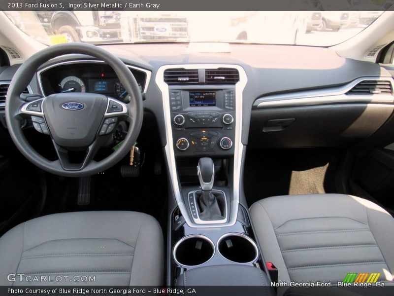 Ingot Silver Metallic / Earth Gray 2013 Ford Fusion S