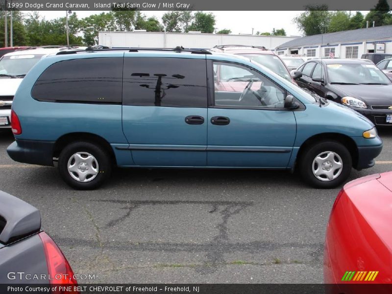 Island Teal Satin Glow / Mist Gray 1999 Dodge Grand Caravan