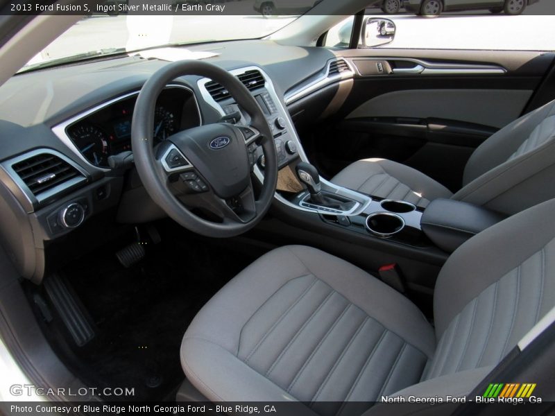 Ingot Silver Metallic / Earth Gray 2013 Ford Fusion S