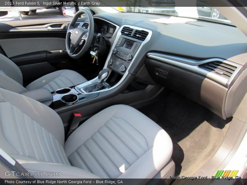 Ingot Silver Metallic / Earth Gray 2013 Ford Fusion S