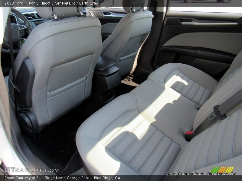 Ingot Silver Metallic / Earth Gray 2013 Ford Fusion S