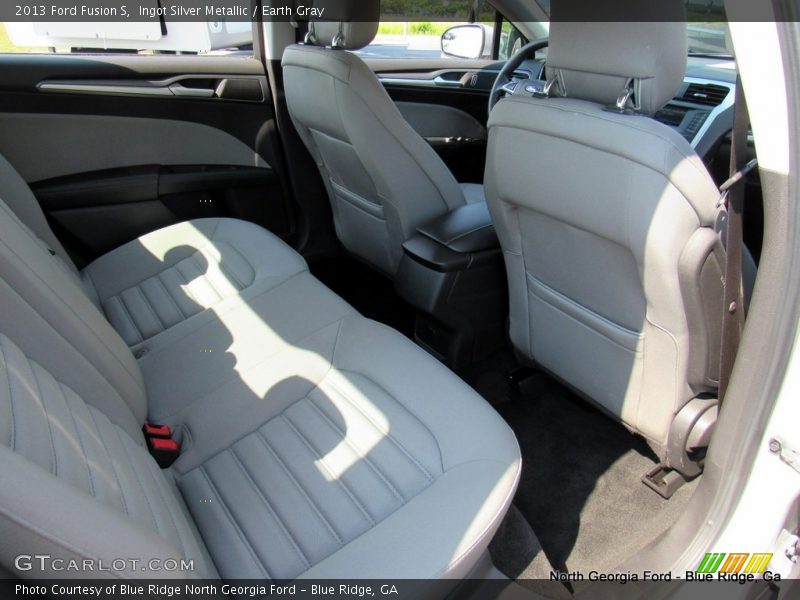 Ingot Silver Metallic / Earth Gray 2013 Ford Fusion S