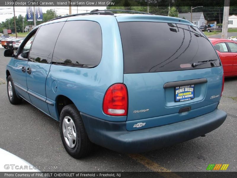 Island Teal Satin Glow / Mist Gray 1999 Dodge Grand Caravan