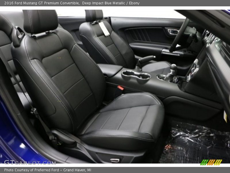 Deep Impact Blue Metallic / Ebony 2016 Ford Mustang GT Premium Convertible