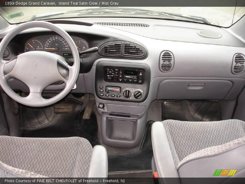 Island Teal Satin Glow / Mist Gray 1999 Dodge Grand Caravan