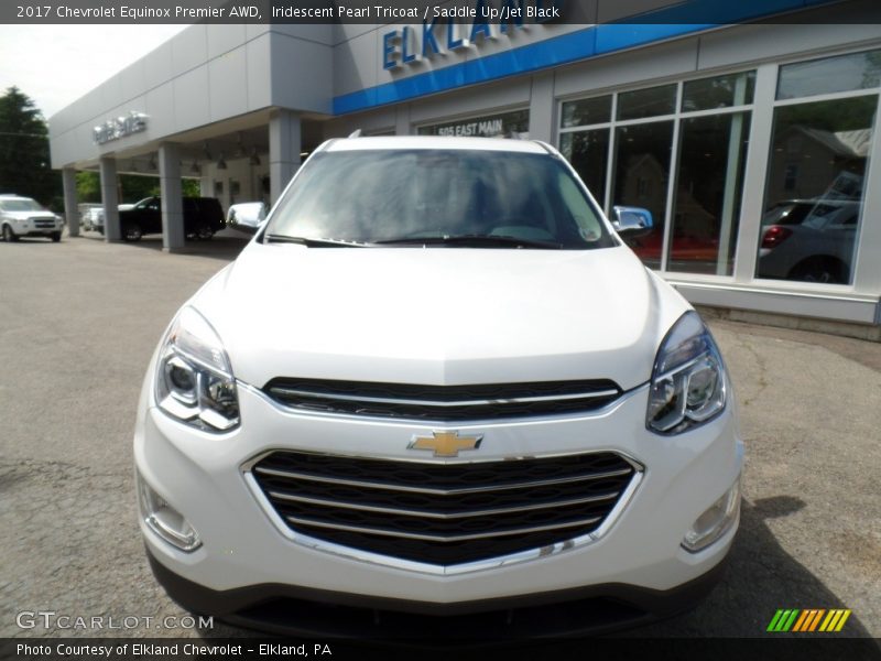 Iridescent Pearl Tricoat / Saddle Up/Jet Black 2017 Chevrolet Equinox Premier AWD