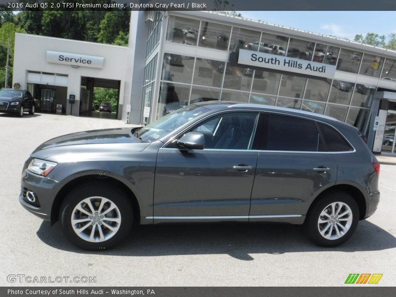 Daytona Gray Pearl / Black 2016 Audi Q5 2.0 TFSI Premium quattro