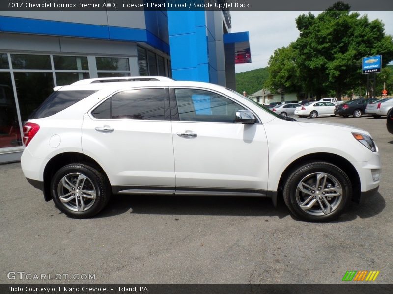 Iridescent Pearl Tricoat / Saddle Up/Jet Black 2017 Chevrolet Equinox Premier AWD