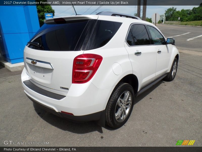 Iridescent Pearl Tricoat / Saddle Up/Jet Black 2017 Chevrolet Equinox Premier AWD