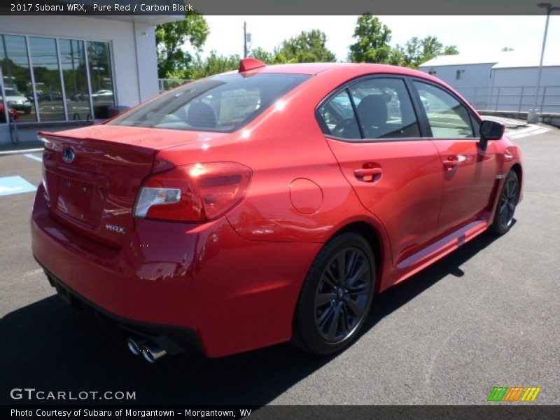 Pure Red / Carbon Black 2017 Subaru WRX