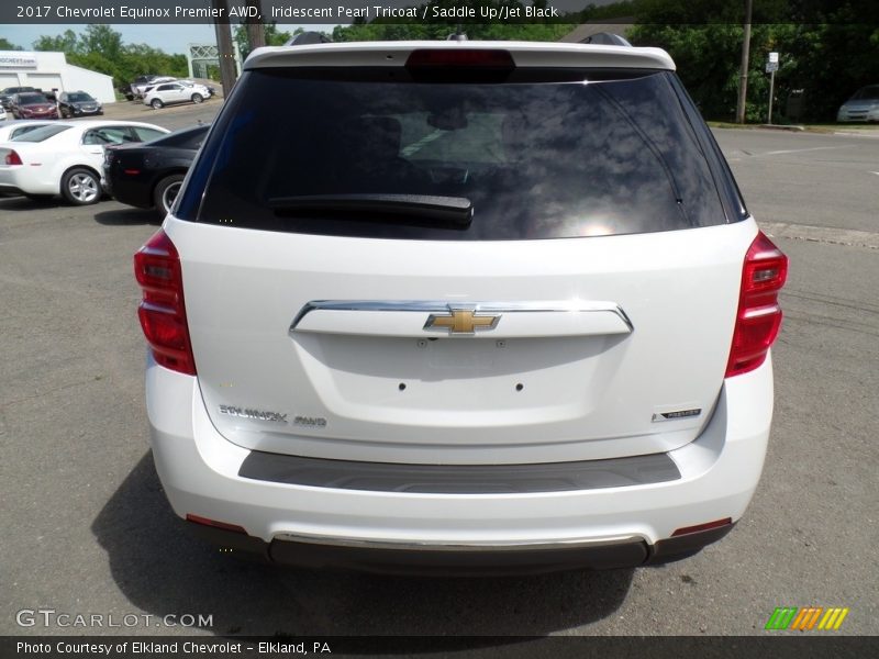 Iridescent Pearl Tricoat / Saddle Up/Jet Black 2017 Chevrolet Equinox Premier AWD