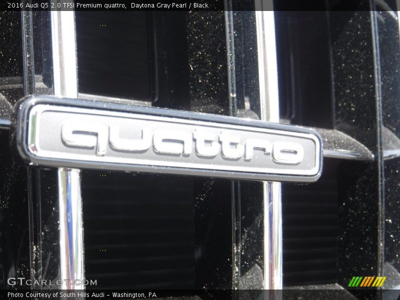 Daytona Gray Pearl / Black 2016 Audi Q5 2.0 TFSI Premium quattro
