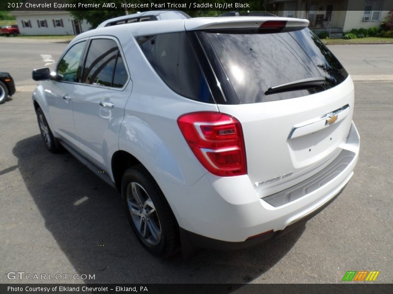 Iridescent Pearl Tricoat / Saddle Up/Jet Black 2017 Chevrolet Equinox Premier AWD