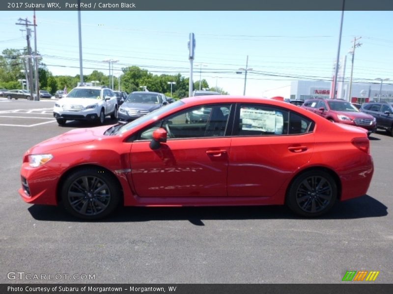 Pure Red / Carbon Black 2017 Subaru WRX