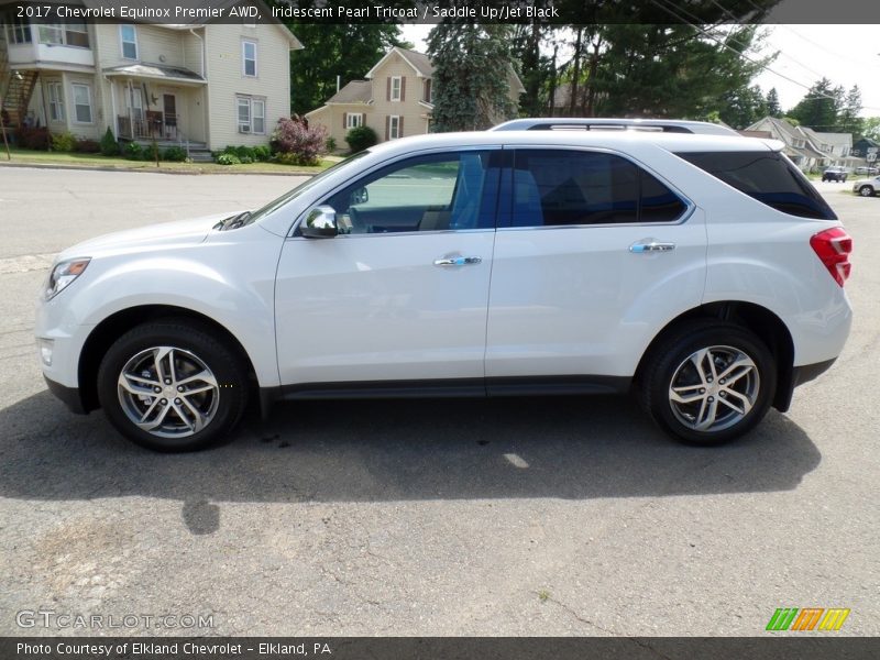 Iridescent Pearl Tricoat / Saddle Up/Jet Black 2017 Chevrolet Equinox Premier AWD