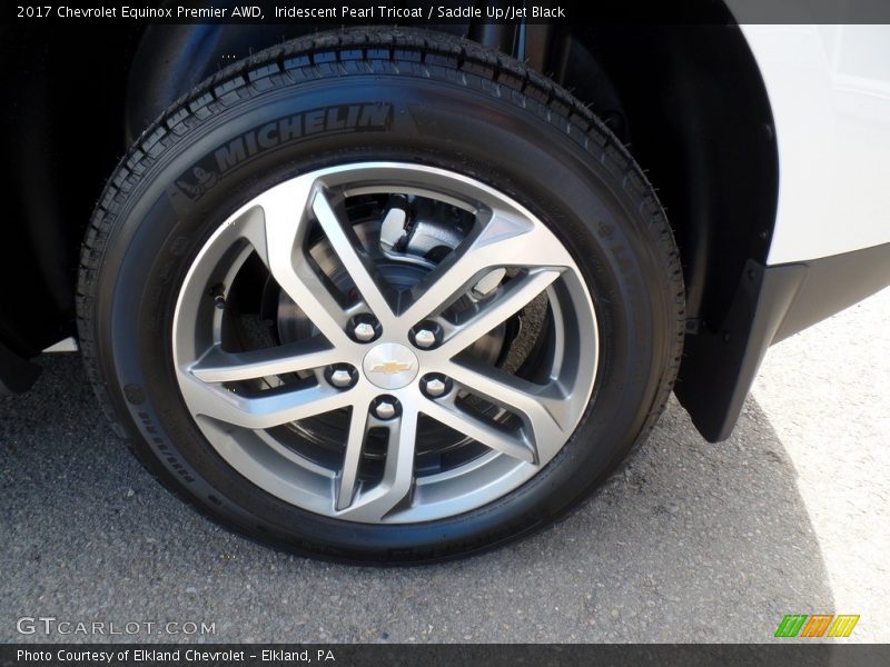 Iridescent Pearl Tricoat / Saddle Up/Jet Black 2017 Chevrolet Equinox Premier AWD