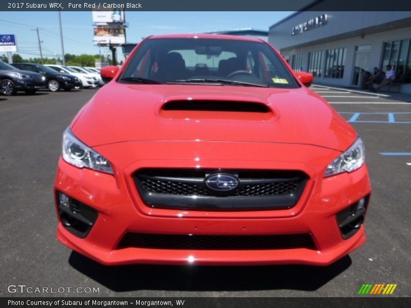 Pure Red / Carbon Black 2017 Subaru WRX