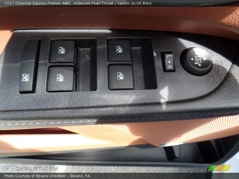 Iridescent Pearl Tricoat / Saddle Up/Jet Black 2017 Chevrolet Equinox Premier AWD