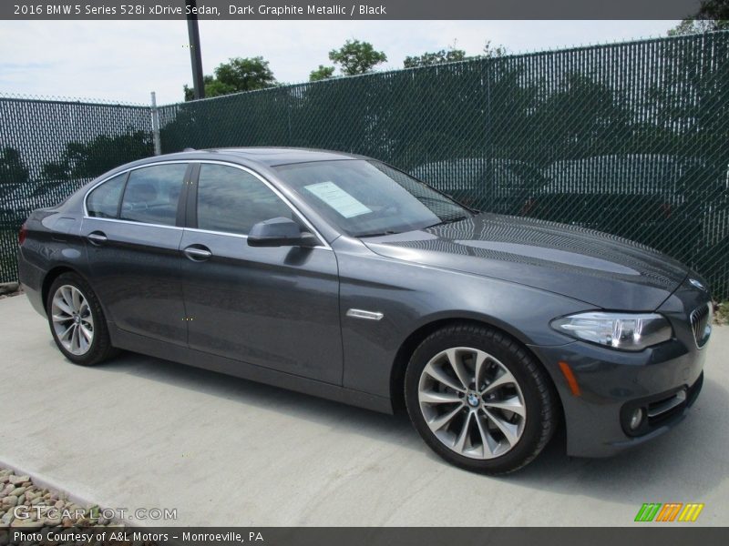 Dark Graphite Metallic / Black 2016 BMW 5 Series 528i xDrive Sedan