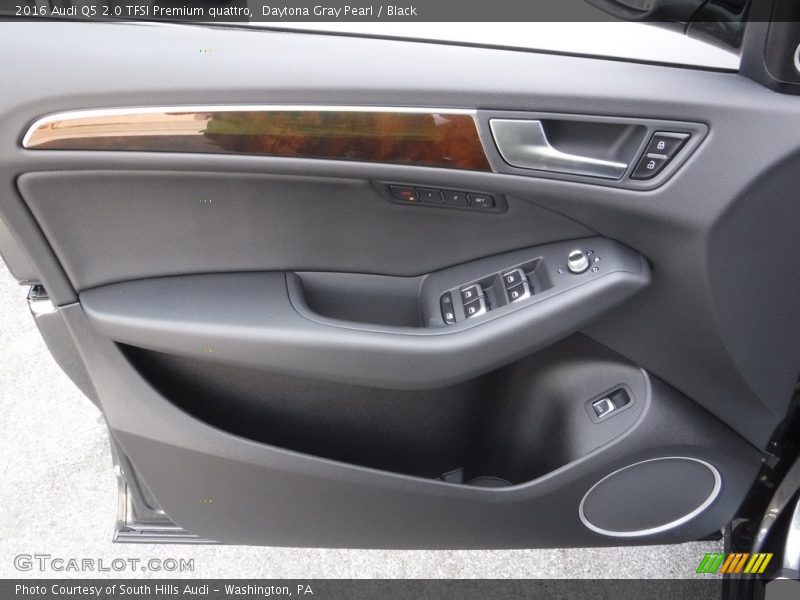 Daytona Gray Pearl / Black 2016 Audi Q5 2.0 TFSI Premium quattro