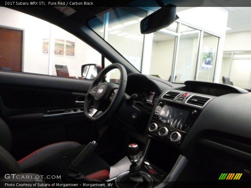 Pure Red / Carbon Black 2017 Subaru WRX STI