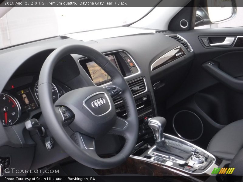 Daytona Gray Pearl / Black 2016 Audi Q5 2.0 TFSI Premium quattro