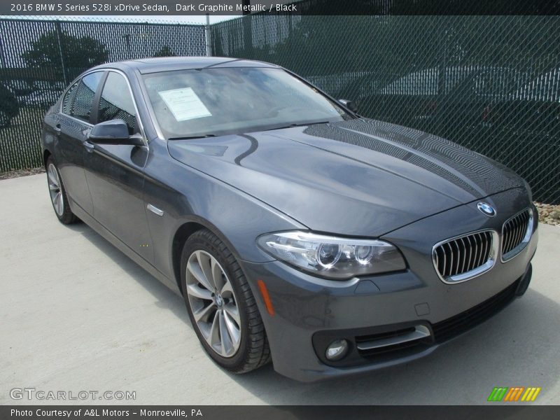 Dark Graphite Metallic / Black 2016 BMW 5 Series 528i xDrive Sedan