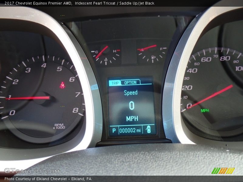 Iridescent Pearl Tricoat / Saddle Up/Jet Black 2017 Chevrolet Equinox Premier AWD