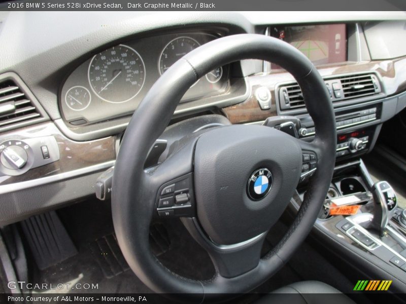 Dark Graphite Metallic / Black 2016 BMW 5 Series 528i xDrive Sedan