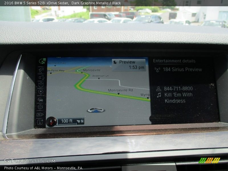 Dark Graphite Metallic / Black 2016 BMW 5 Series 528i xDrive Sedan