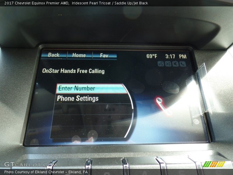 Iridescent Pearl Tricoat / Saddle Up/Jet Black 2017 Chevrolet Equinox Premier AWD