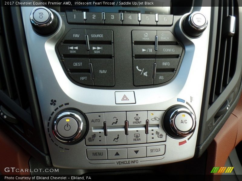 Iridescent Pearl Tricoat / Saddle Up/Jet Black 2017 Chevrolet Equinox Premier AWD
