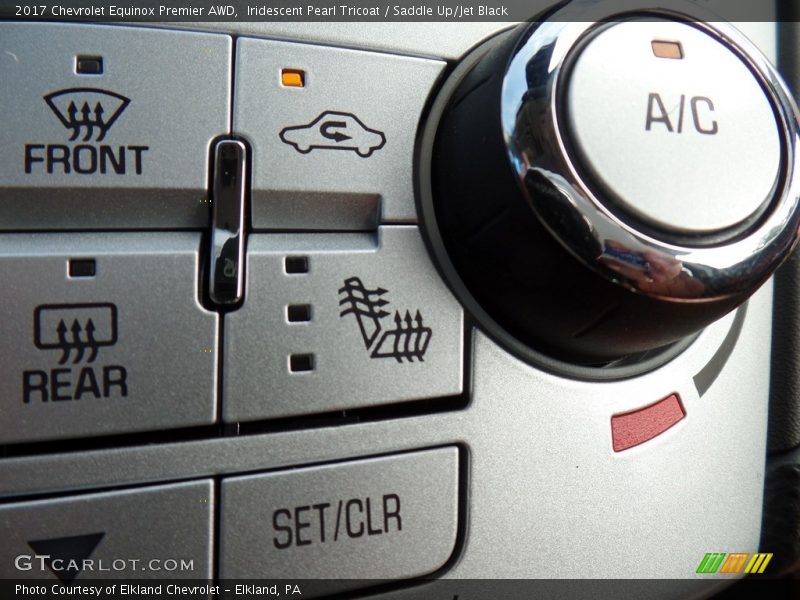 Iridescent Pearl Tricoat / Saddle Up/Jet Black 2017 Chevrolet Equinox Premier AWD