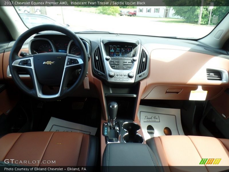 Iridescent Pearl Tricoat / Saddle Up/Jet Black 2017 Chevrolet Equinox Premier AWD