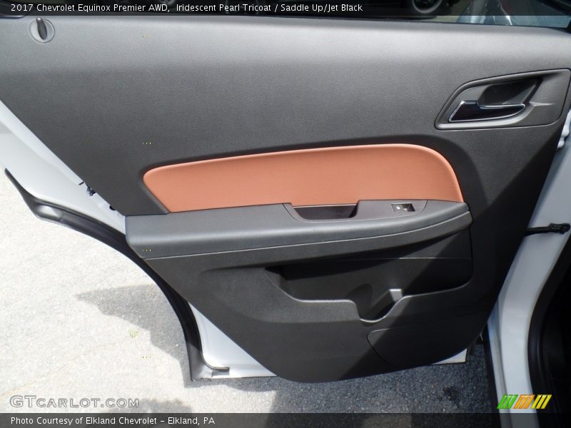 Iridescent Pearl Tricoat / Saddle Up/Jet Black 2017 Chevrolet Equinox Premier AWD